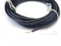 Wire 1x1.0mm² 17AWG multi-stranded flexible core 5 meters black 